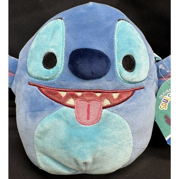 SQUISHMALLOWS Disney Lilo & Stitch STITCH Plush 7” Original KellyToy NWT - Picture 2 of 8